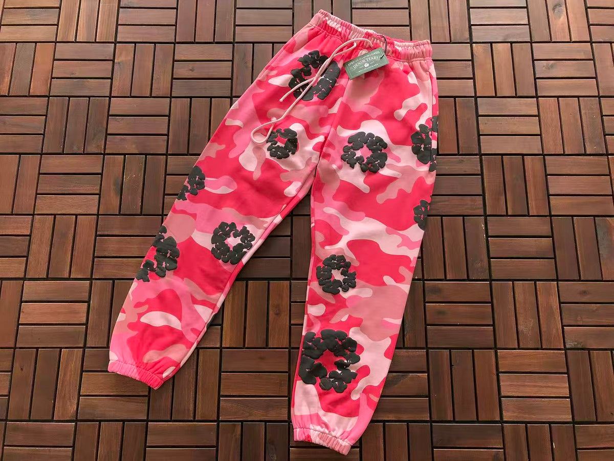 Camo Tears Tracksuit Rose