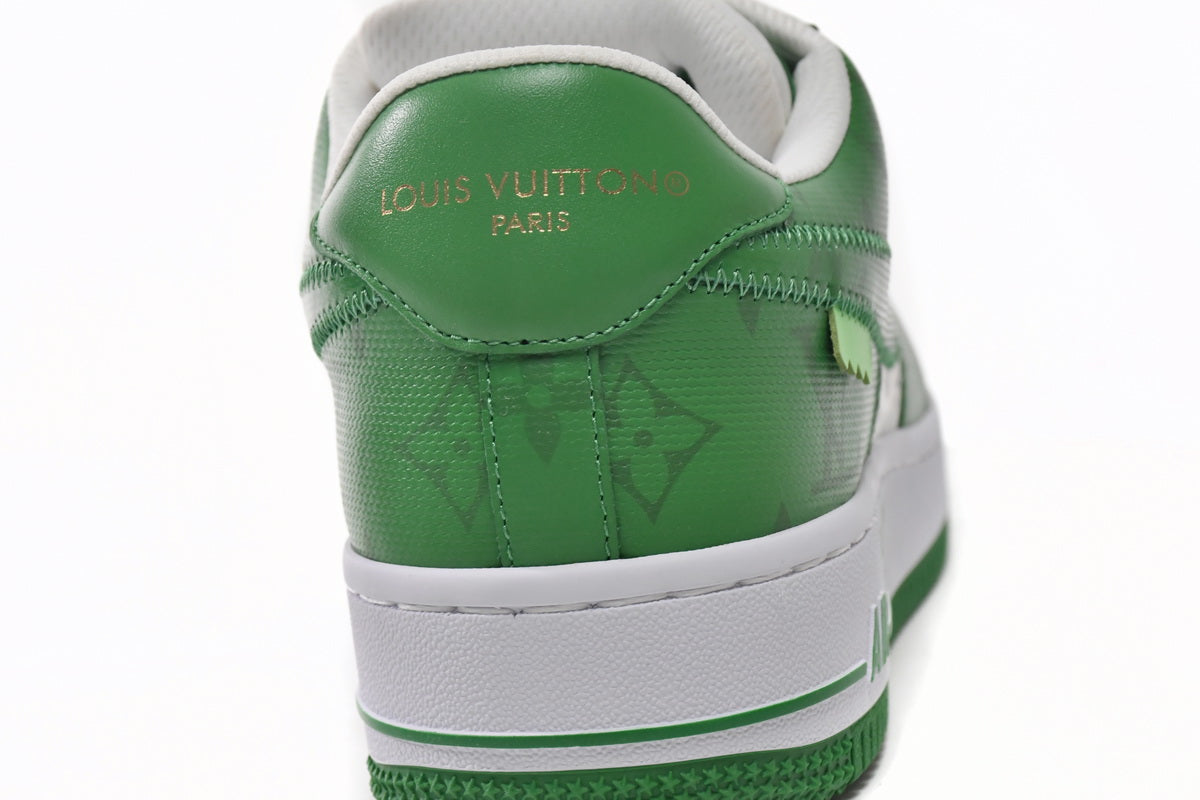 Louis Vuitton Nike Air Force 1 By Virgil Abloh White Green