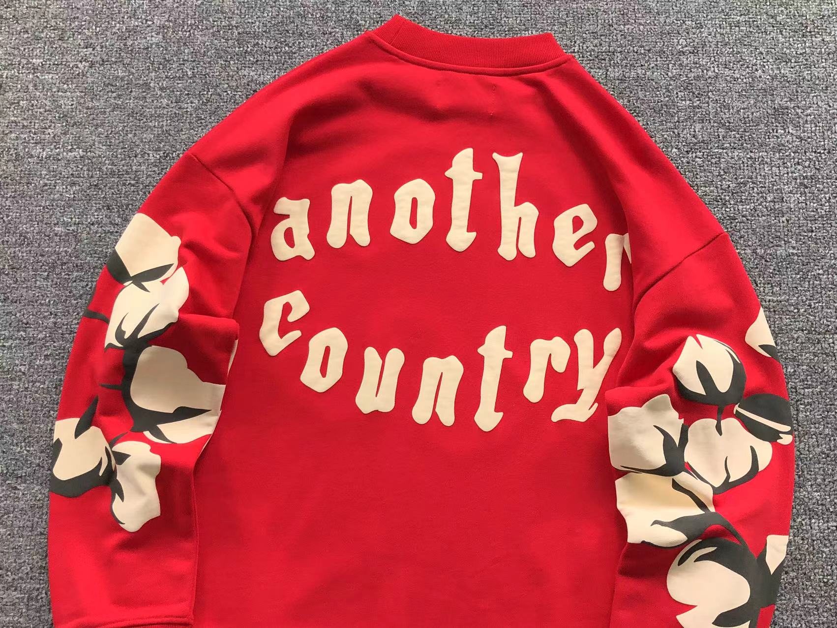 Denim Tears Sweat "Another Country" Vermelho