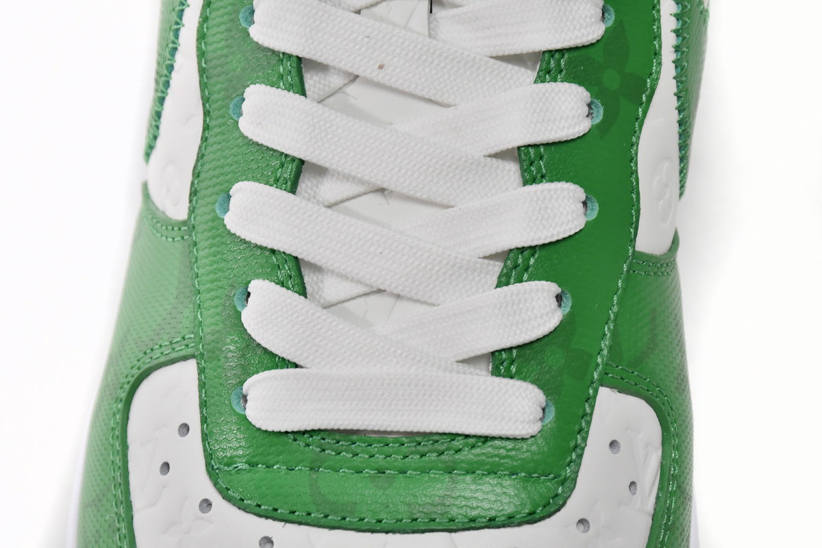 Louis Vuitton Nike Air Force 1 By Virgil Abloh White Green