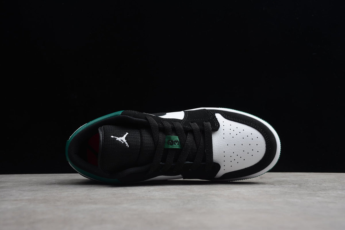 Jordan 1 Low White Black Mystic Green
