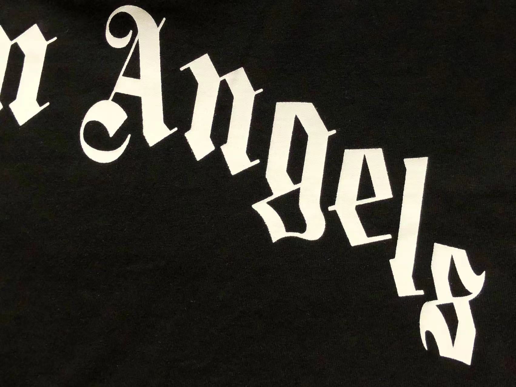 T-Shirt Palm Angels White Shark