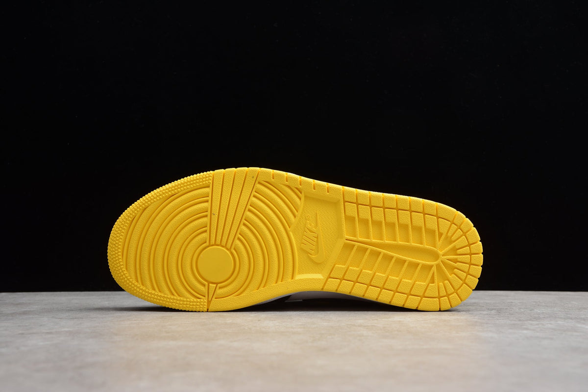 Jordan 1 Mid Yellow Toe Black