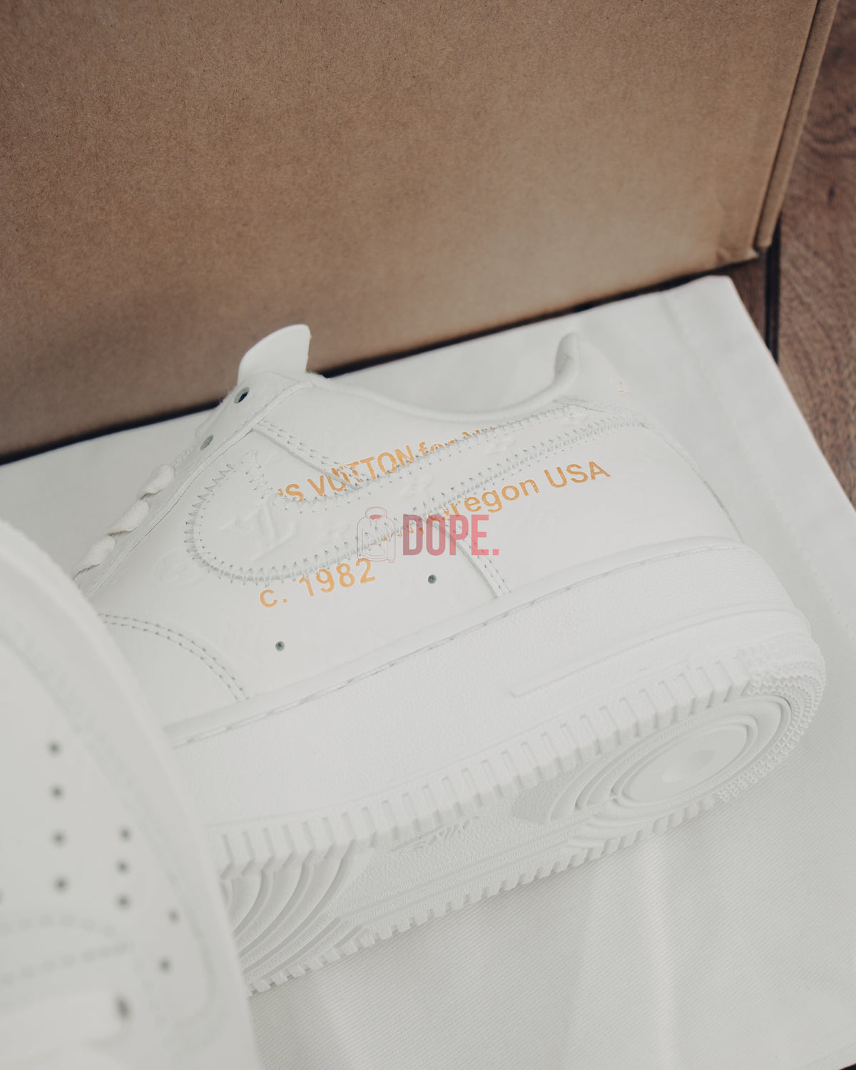 Louis Vuitton Nike Air Force 1 By Virgil Abloh White