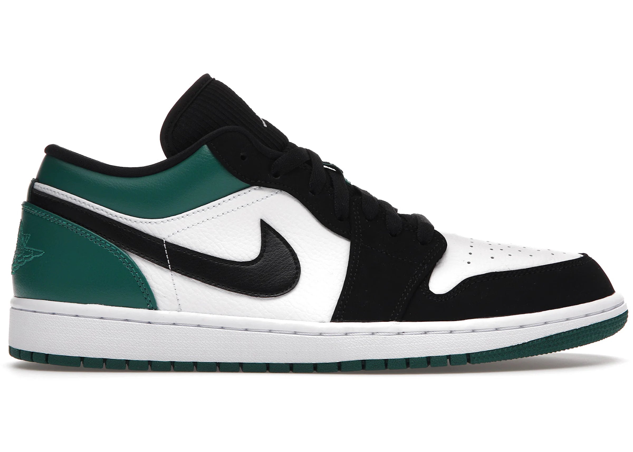 Jordan 1 Low White Black Mystic Green