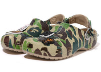 DOPE Sneakers: Crocs Classic Clog A Bathing Ape ABC Camo Green