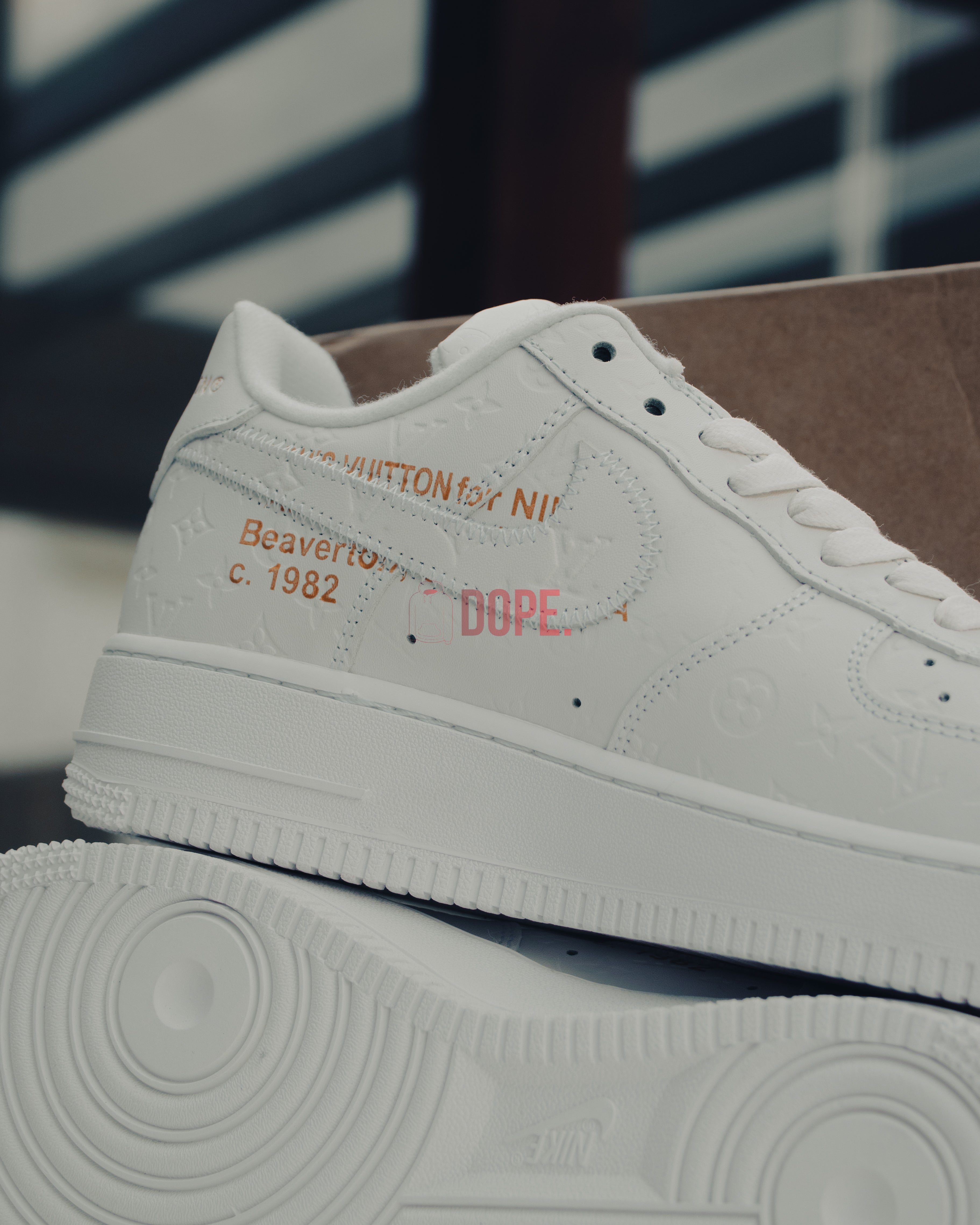 Louis Vuitton Nike Air Force 1 By Virgil Abloh White