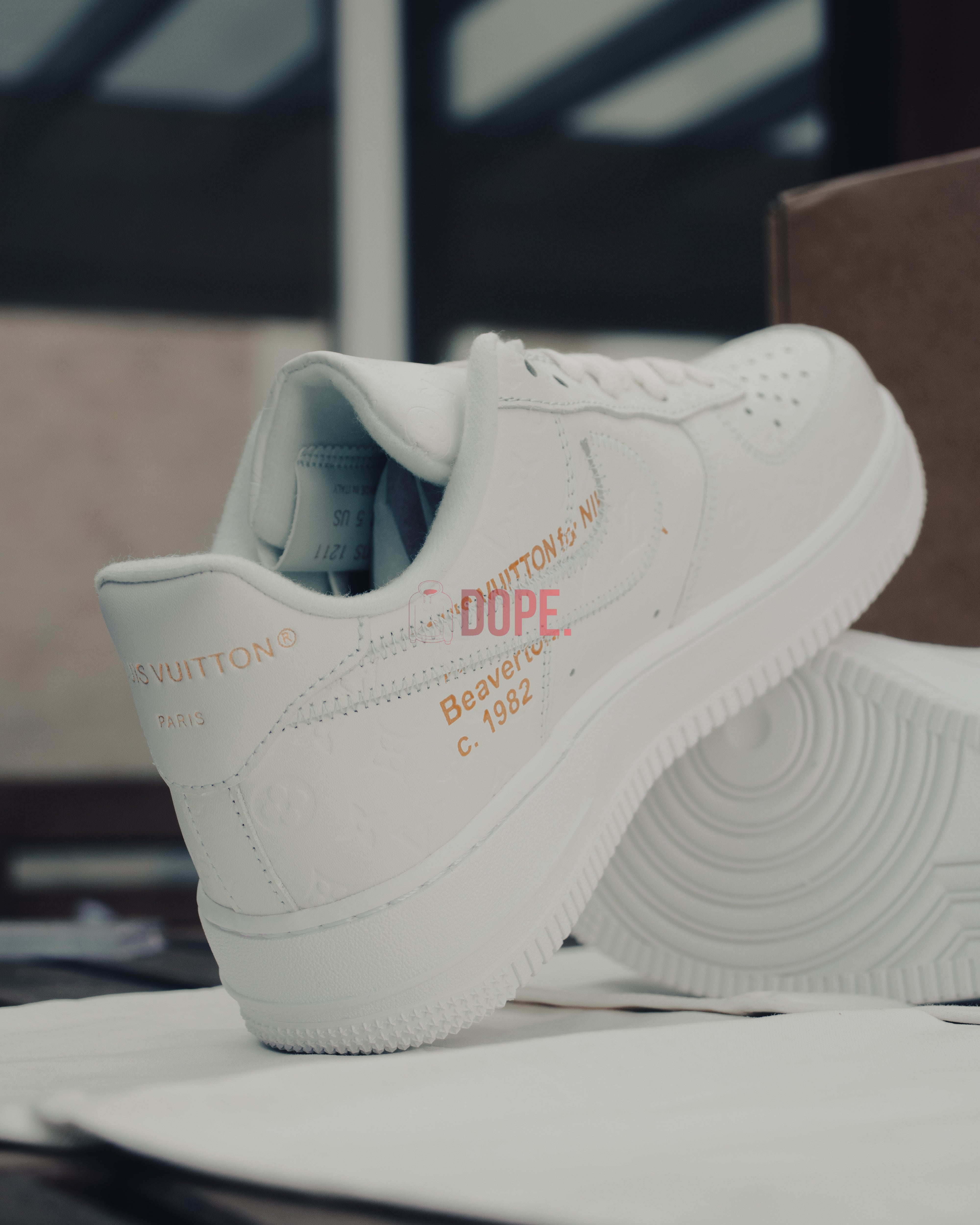 Louis Vuitton Nike Air Force 1 By Virgil Abloh White