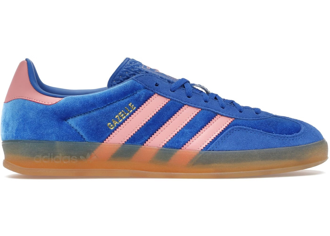 Adidas Gazelle Indoor Blue Semi Pink Spark