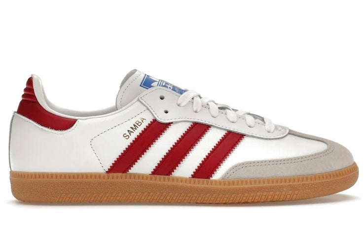 Adidas Samba OG White Burgundy Gum