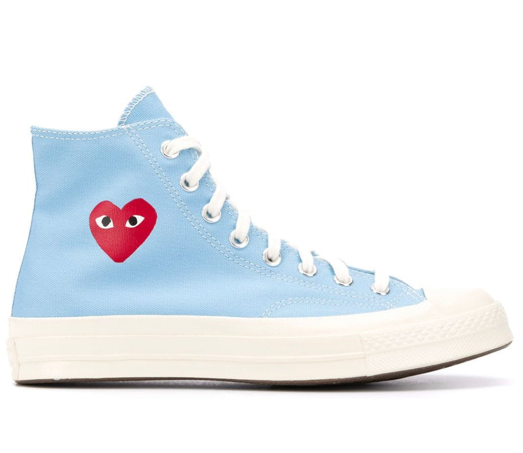 Converse Chuck Taylor All Star 70 Hi Comme des Garcons PLAY Bright Blue
