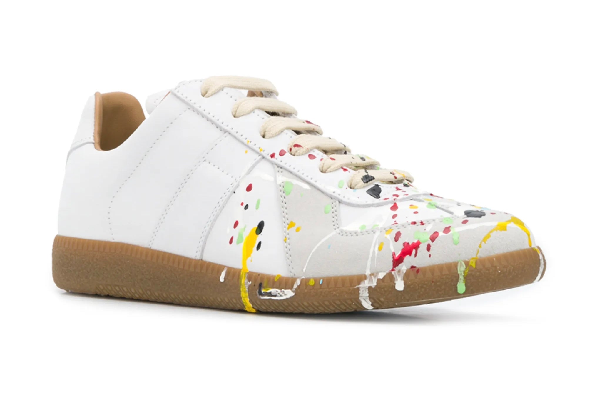 Maison Margiela Replica Paint-Splatter Sneakers