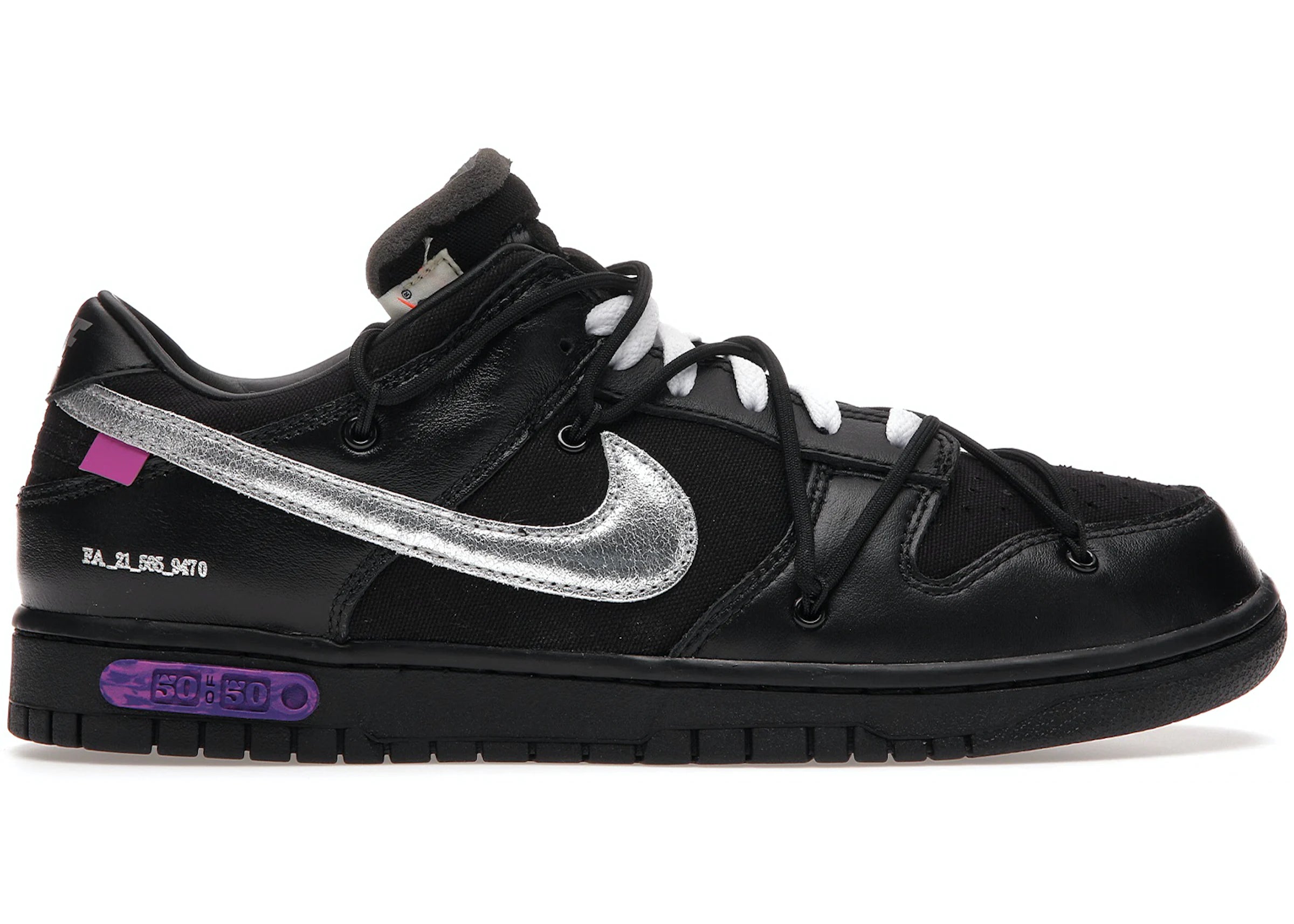 Nike Dunk Low X Off-White Lot 50