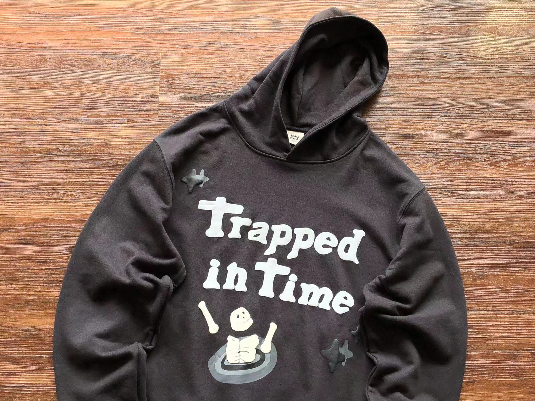 Broken Planet Hoodie "trapped in time"