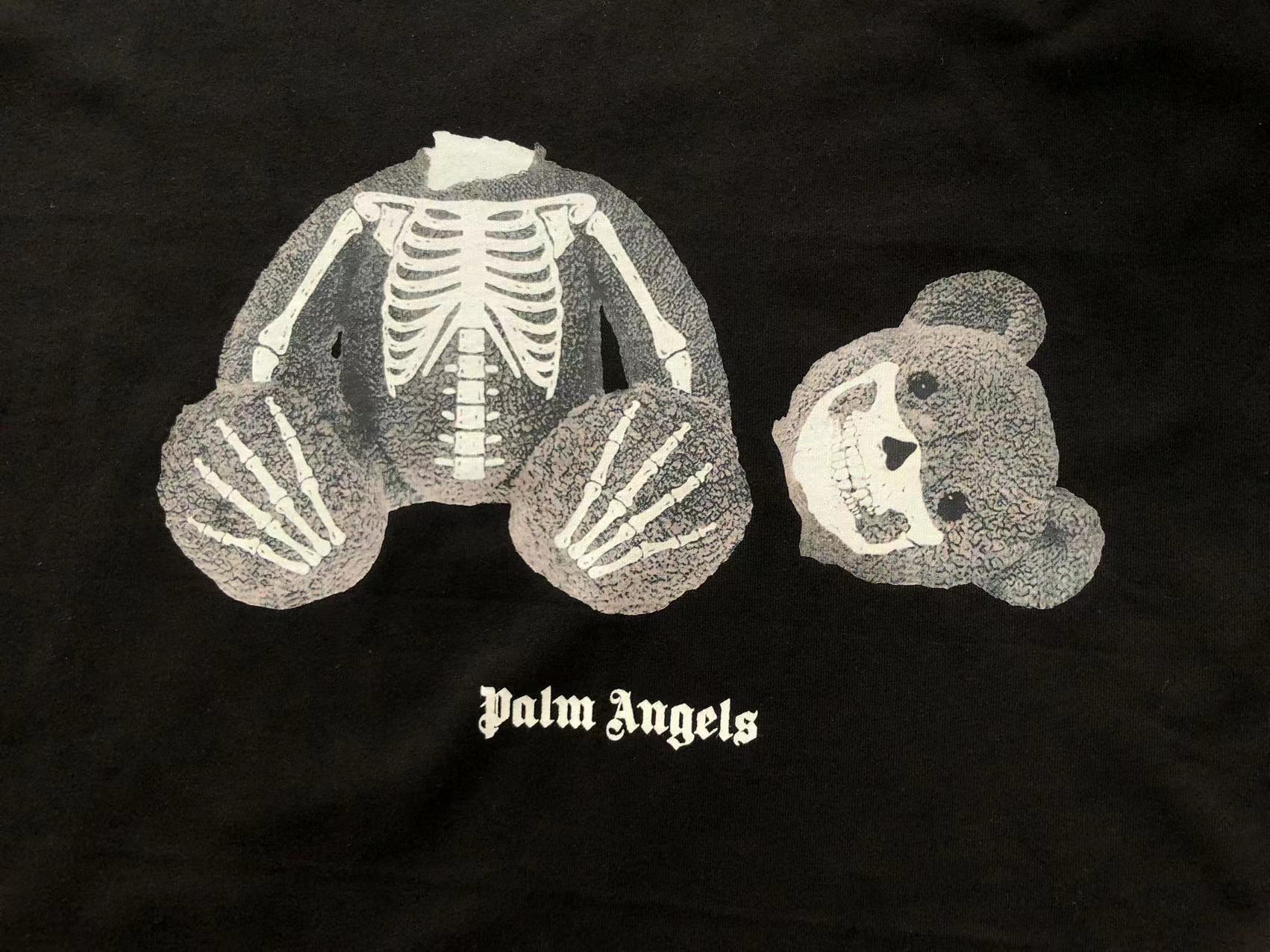 T-Shirt Palm Angels Skeleton Bear