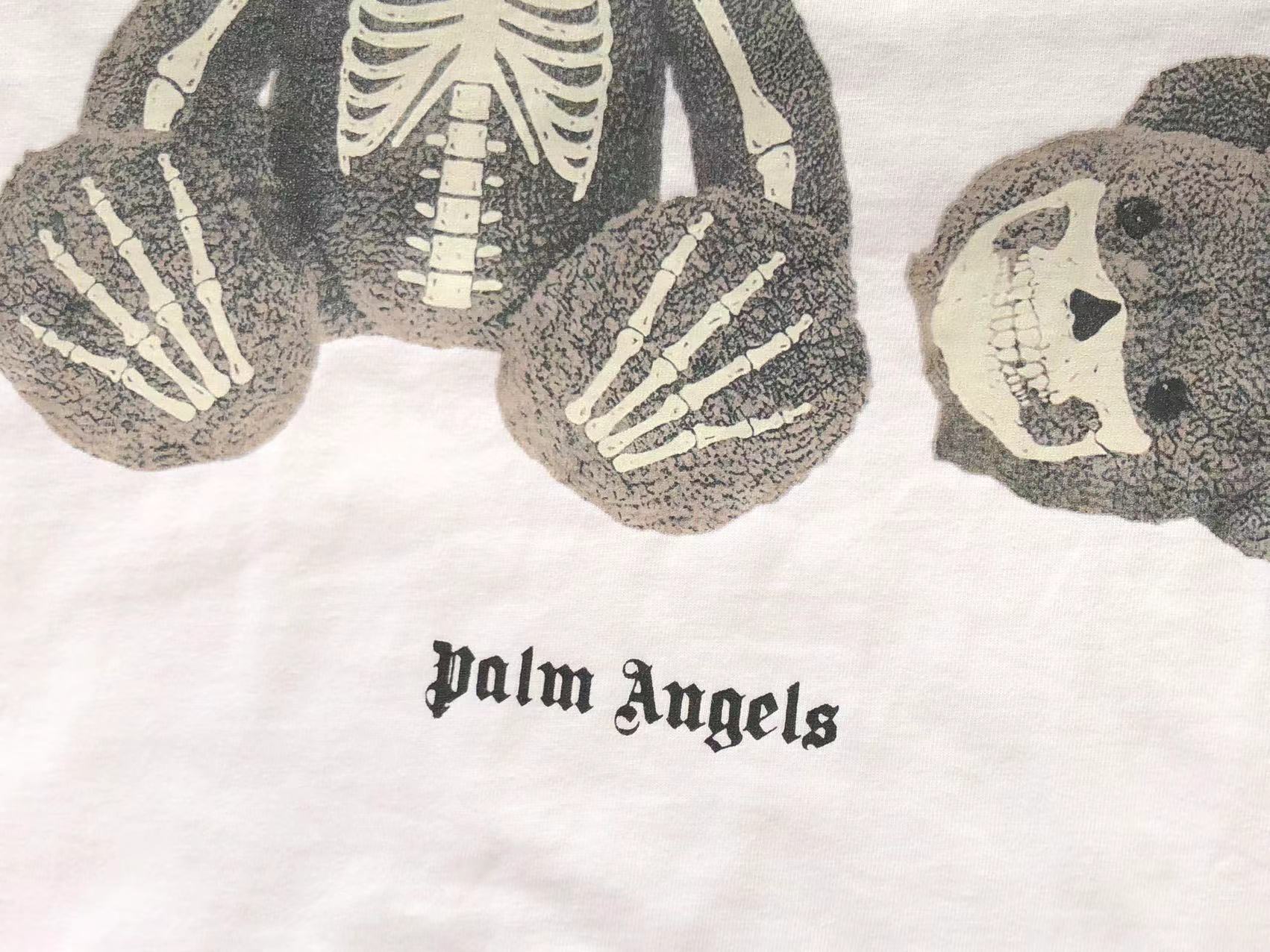 T-Shirt Palm Angels Skeleton Bear