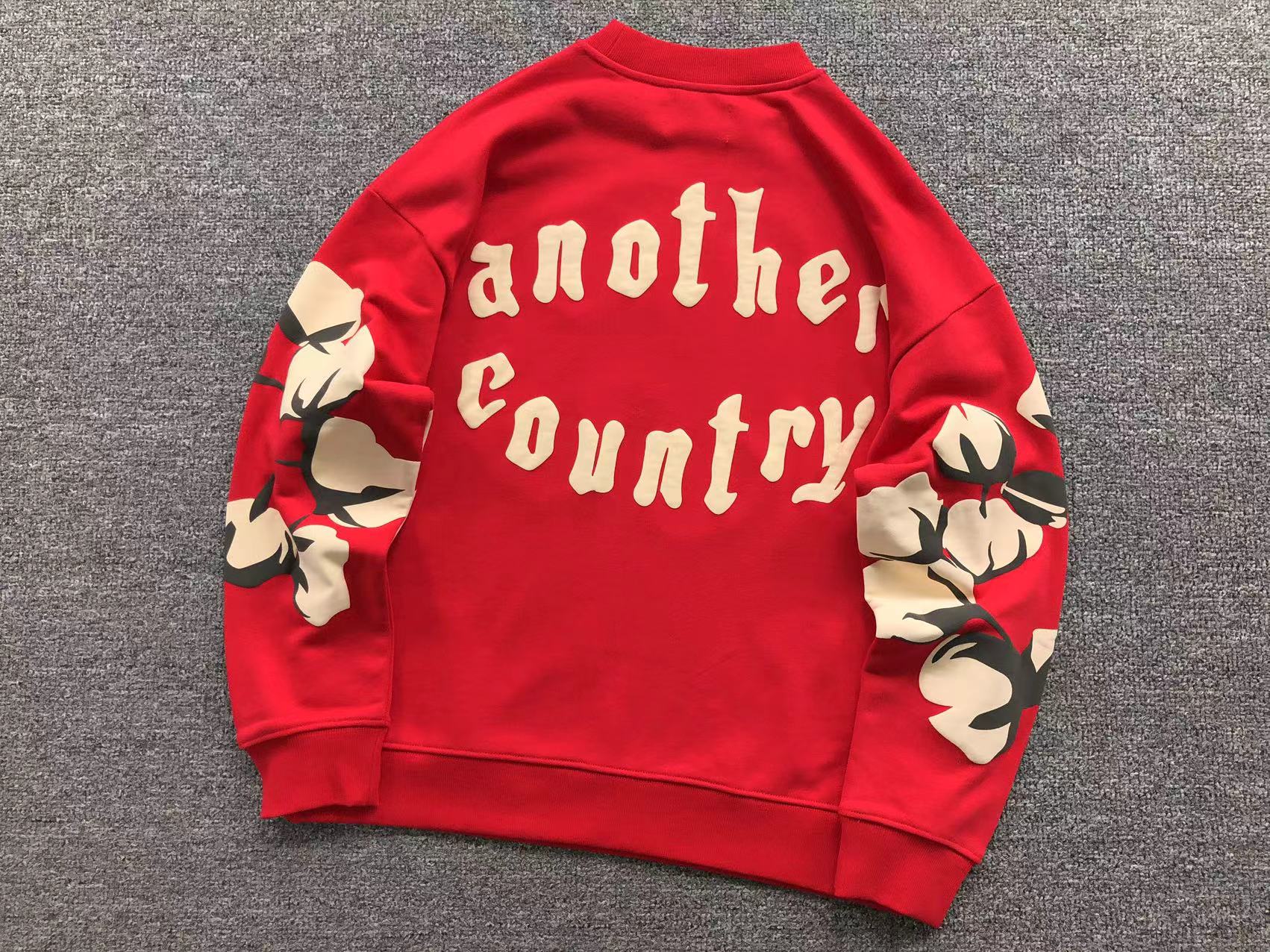 Denim Tears Sweat "Another Country" Vermelho