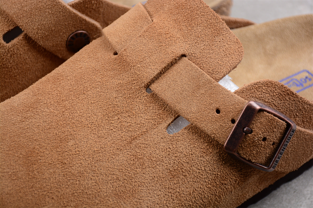 Birkenstock Boston Soft Footbed Suede Mink