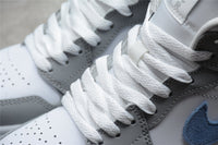 Jordan 1 Mid Wolf Grey Aluminum