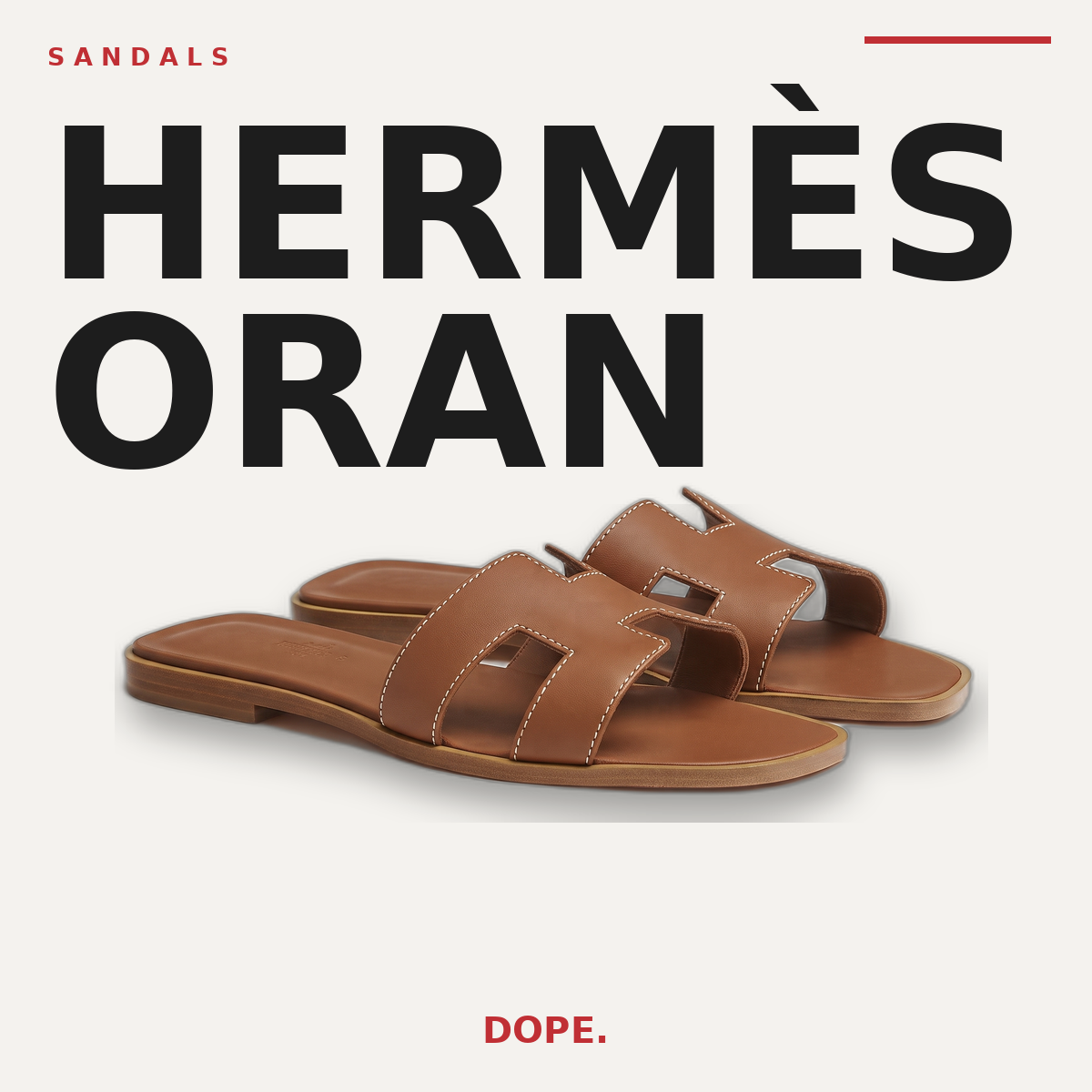 DOPE Collection: H3RM3S Oran Sandals