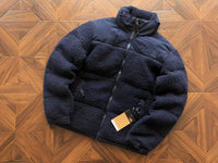 The North Face Nuptse Sherpa Winter Jacket Dark Blue