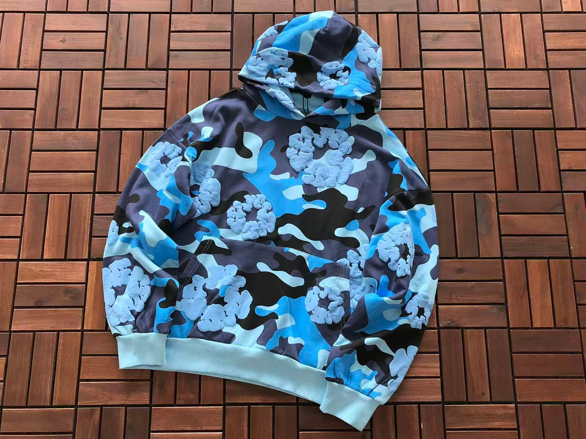 Camo Tears Tracksuit Blue