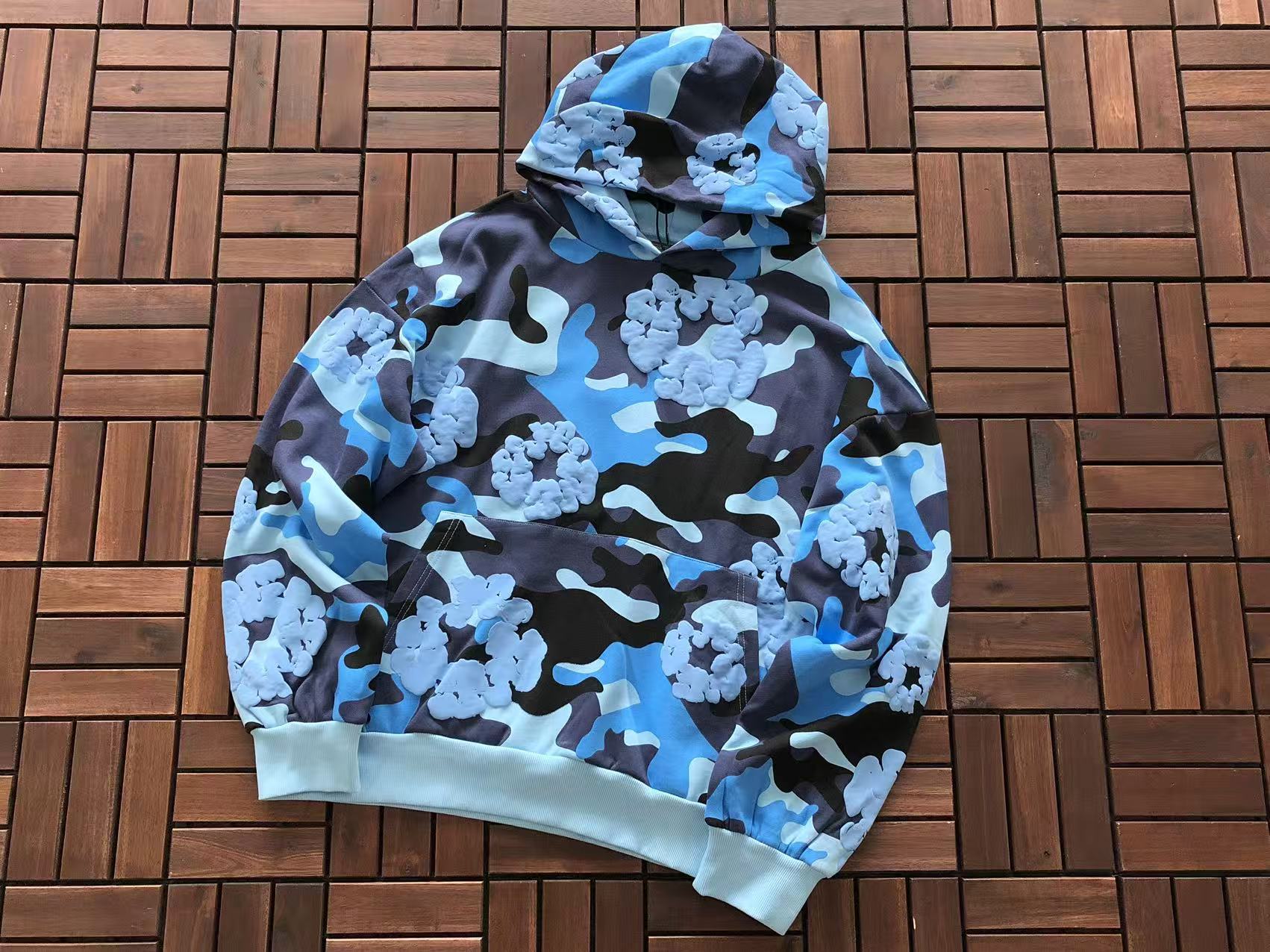 Camo Tears Tracksuit Blue