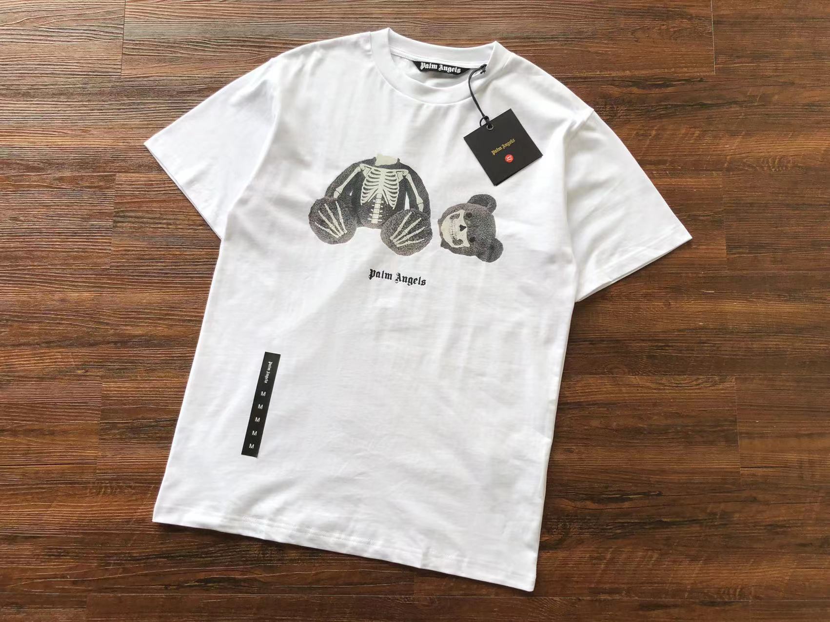 T-Shirt Palm Angels Skeleton Bear