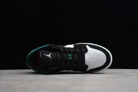 Jordan 1 Low White Black Mystic Green