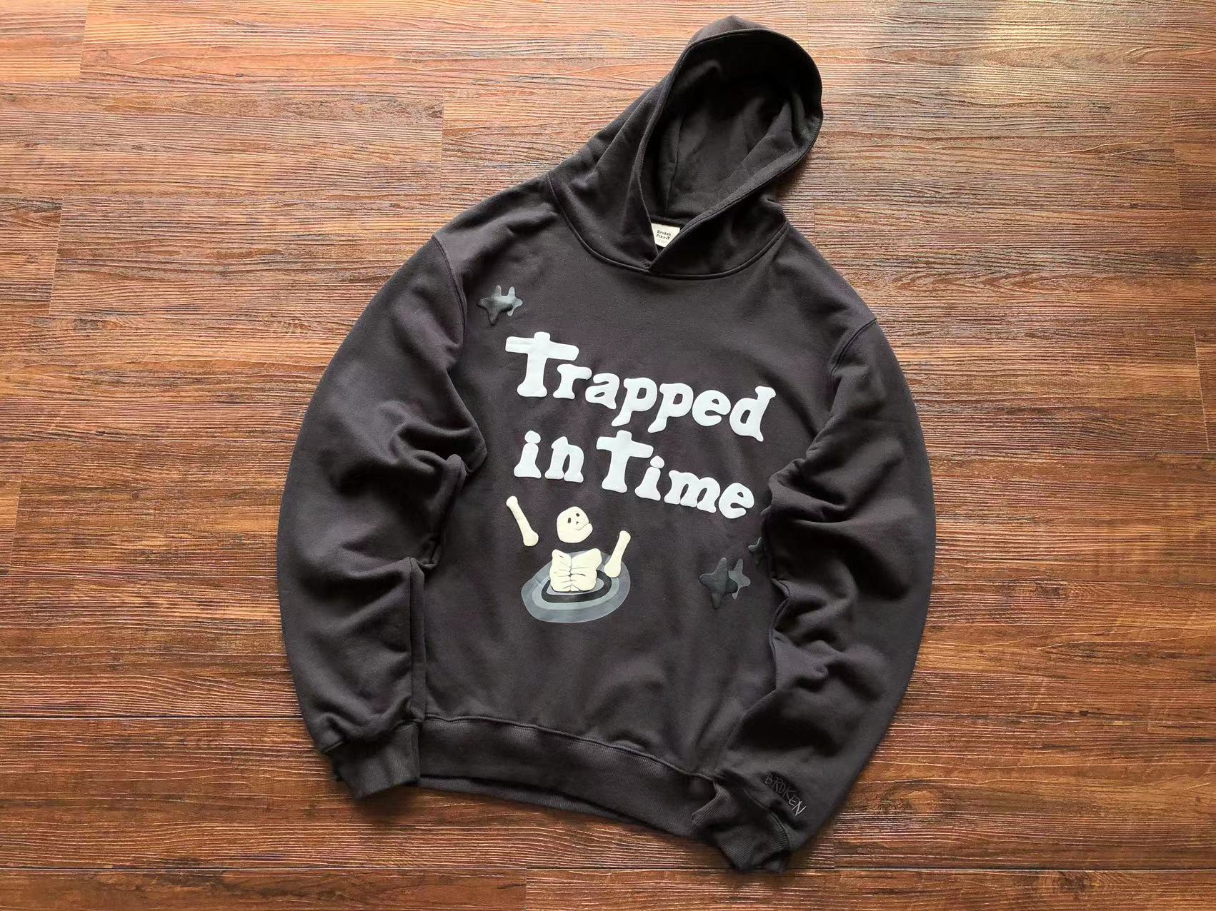 Broken Planet Hoodie "trapped in time"