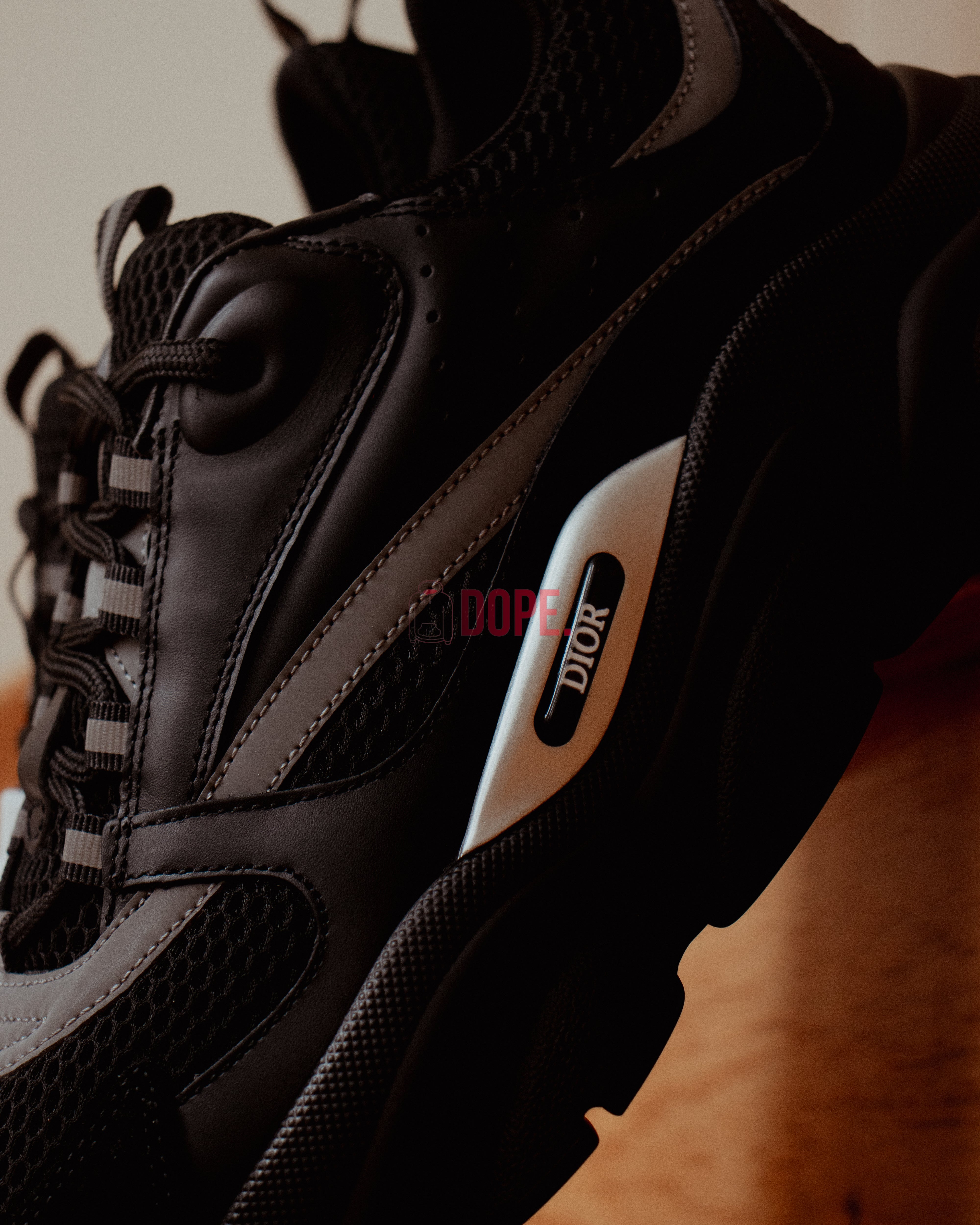 Dior B22 Black Silver