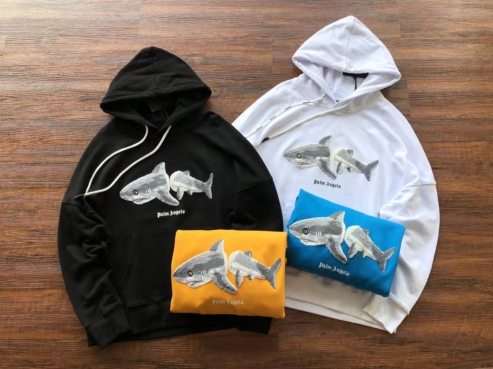 Palm Angels Hoodies "Shark"
