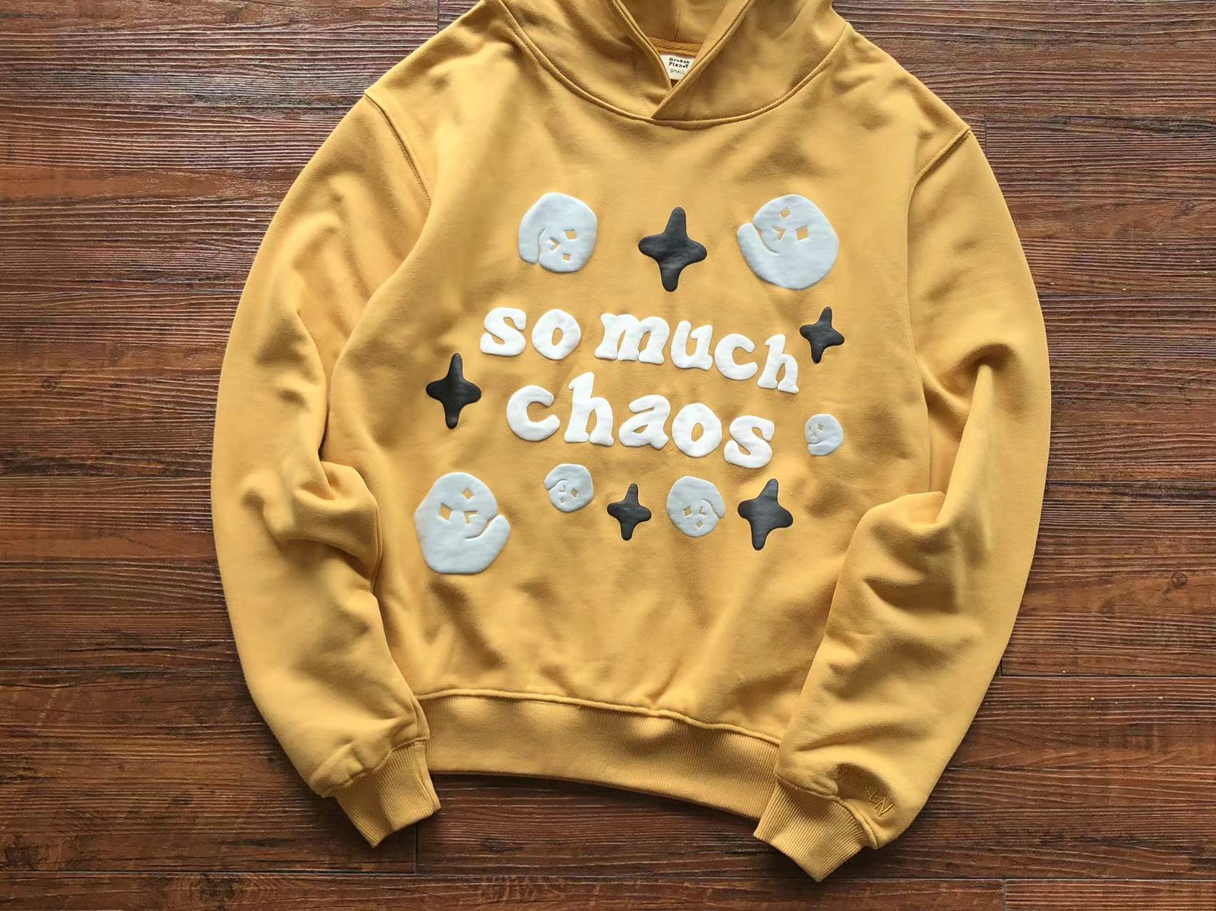 Broken Planet Hoodie Amarelo