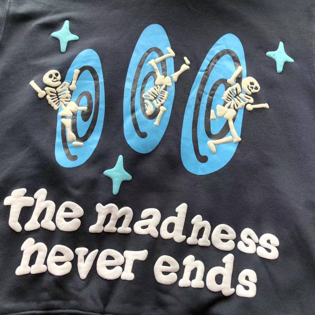 Broken Planet Hoodie "the madness never ends"