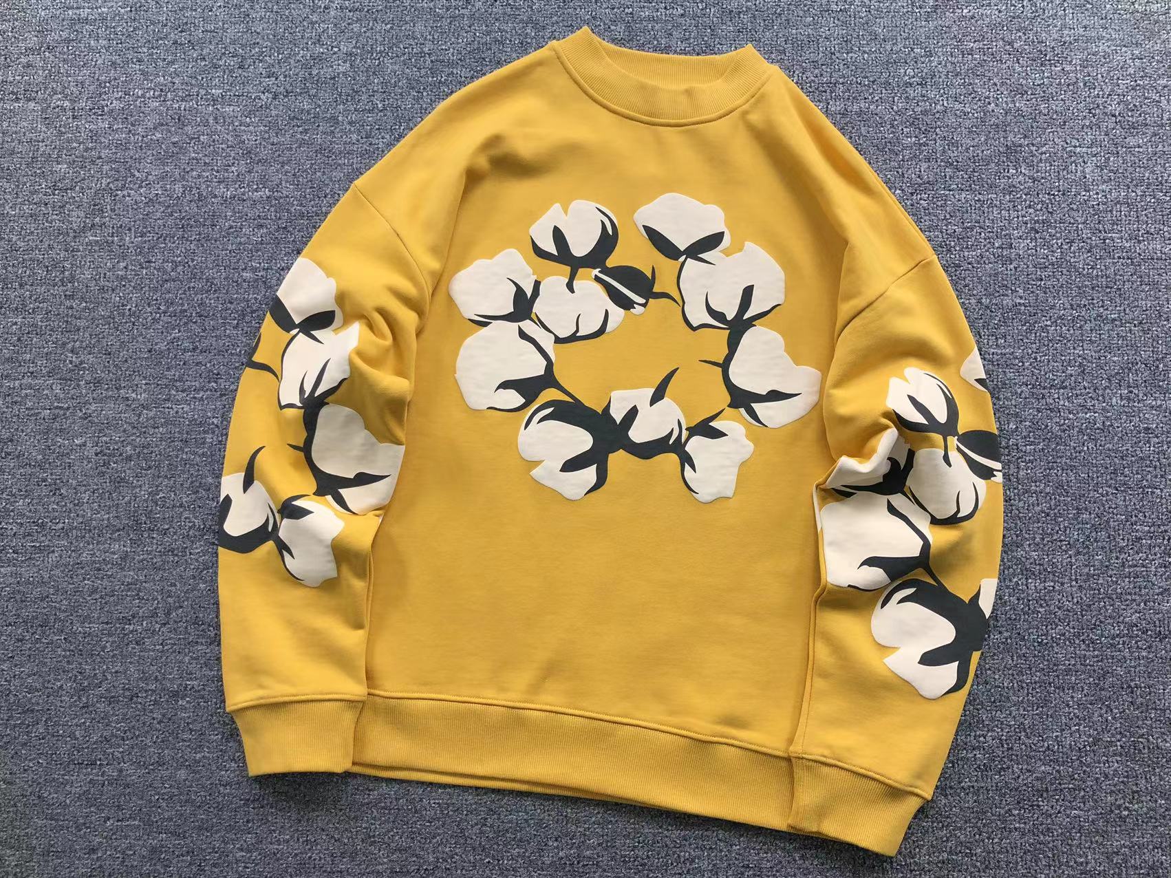 Denim Tears Sweat "Another Country" Amarelo