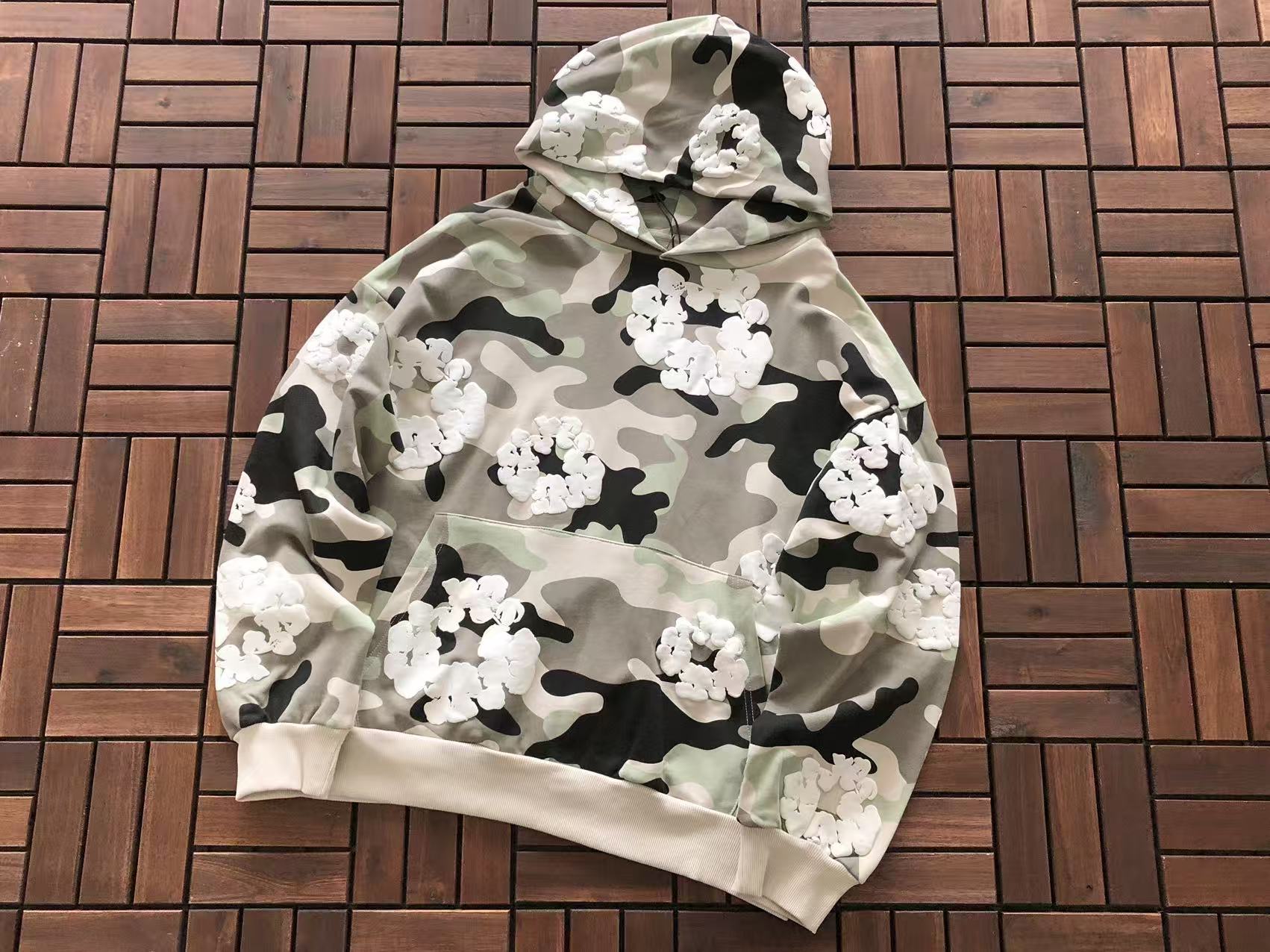 Camo Tears Tracksuit White