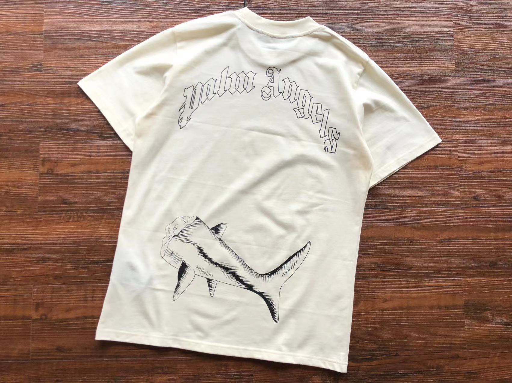 T-Shirt Palm Angels Broken Shark