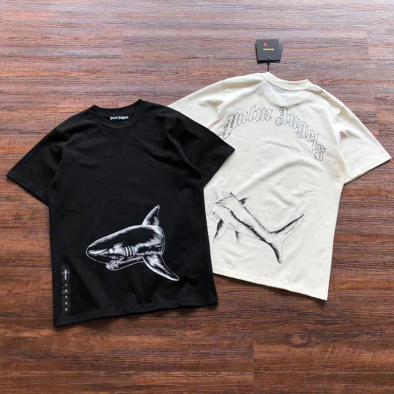 T-Shirt Palm Angels Broken Shark