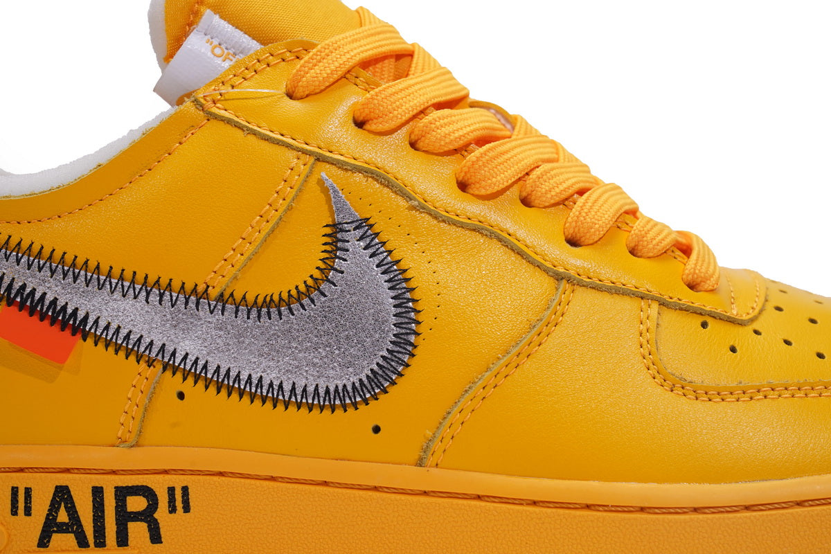 Nike Air Force 1 Off-White University Gold