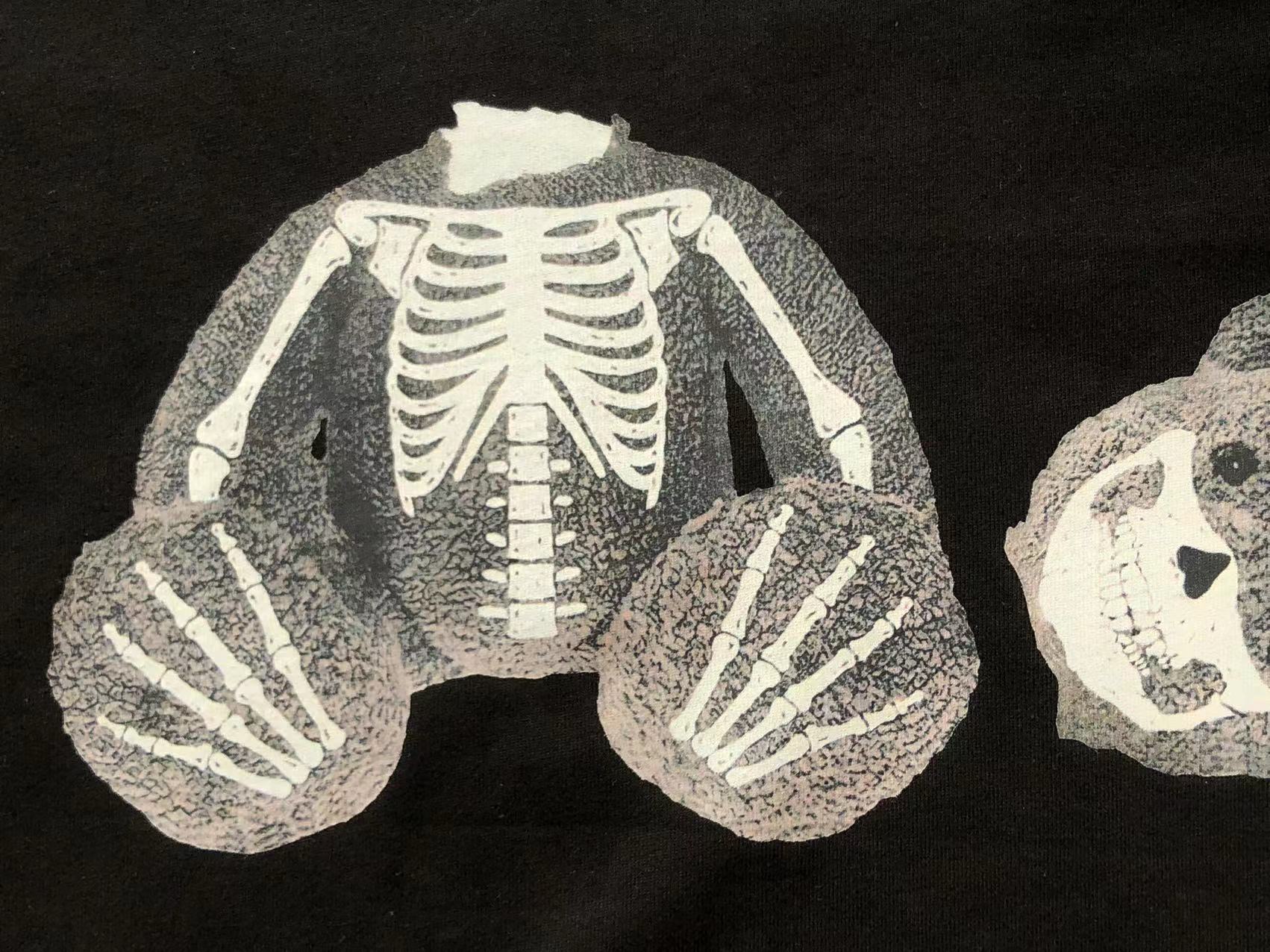 T-Shirt Palm Angels Skeleton Bear