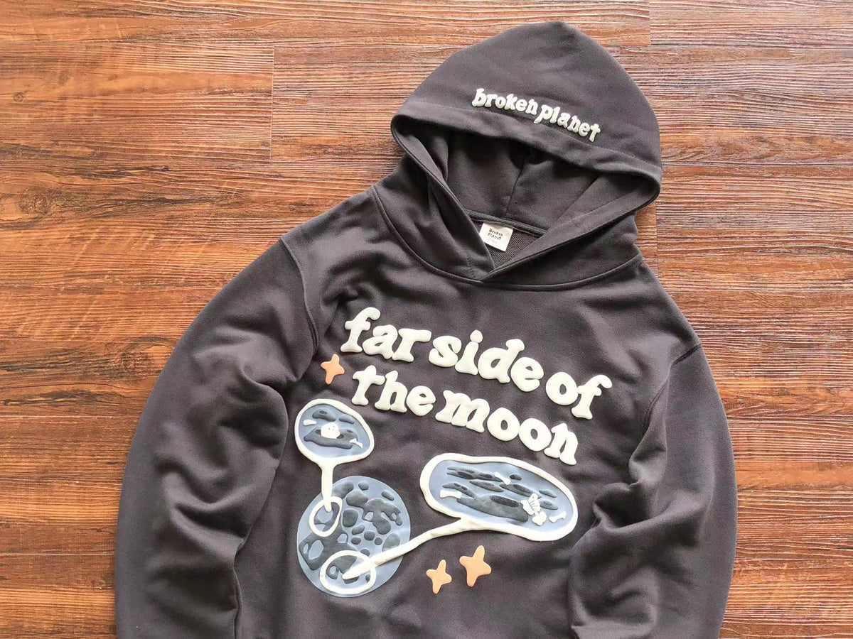 Broken Planet Hoodie "far side of the moon"