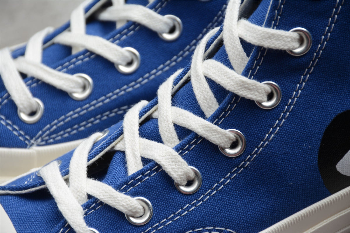 Converse Chuck Taylor All Star 70 Hi Comme des Garcons PLAY Blue Quartz