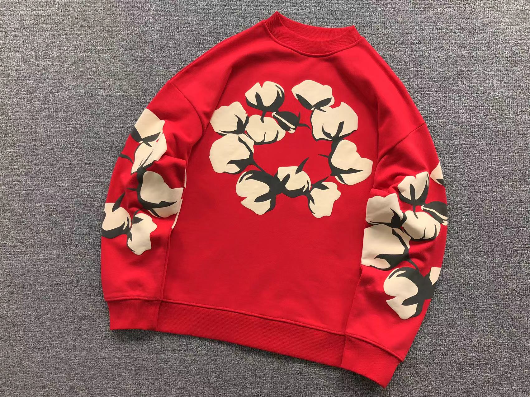 Denim Tears Sweat "Another Country" Vermelho