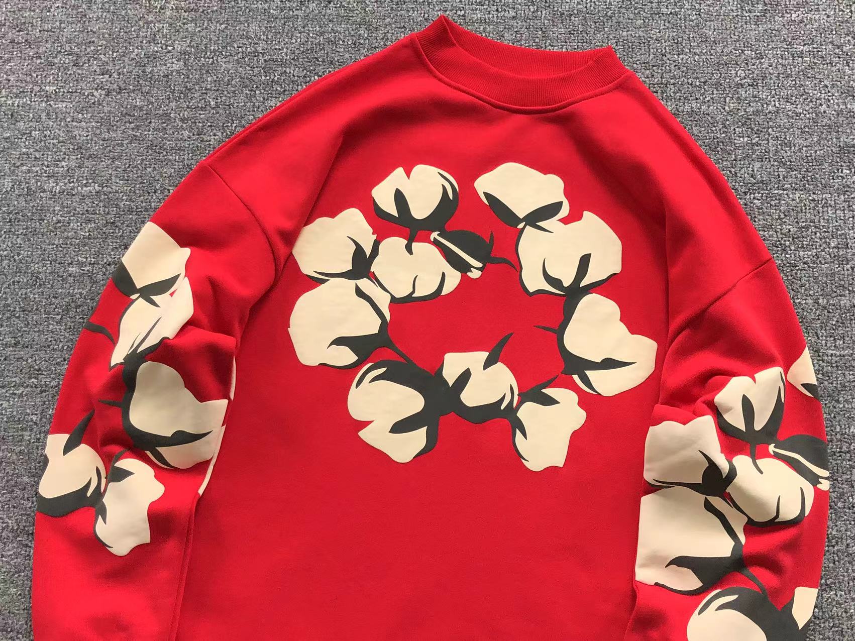 Denim Tears Sweat "Another Country" Vermelho