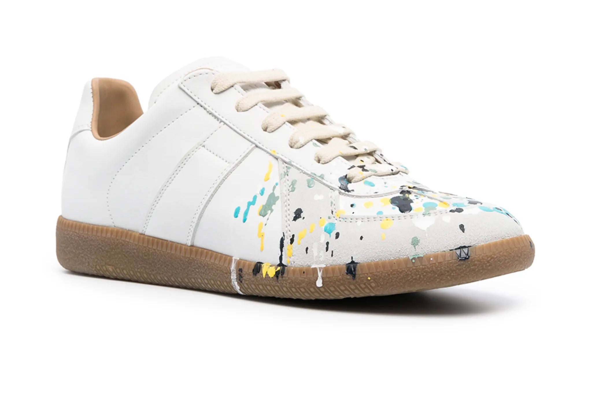 Maison Margiela Replica Paint-Splatter Sneakers