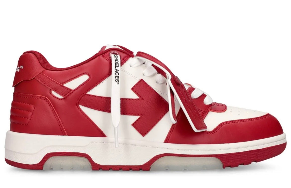 DOPE Sneakers: 8FF-WH1T3 Out Of The Office OOO Red