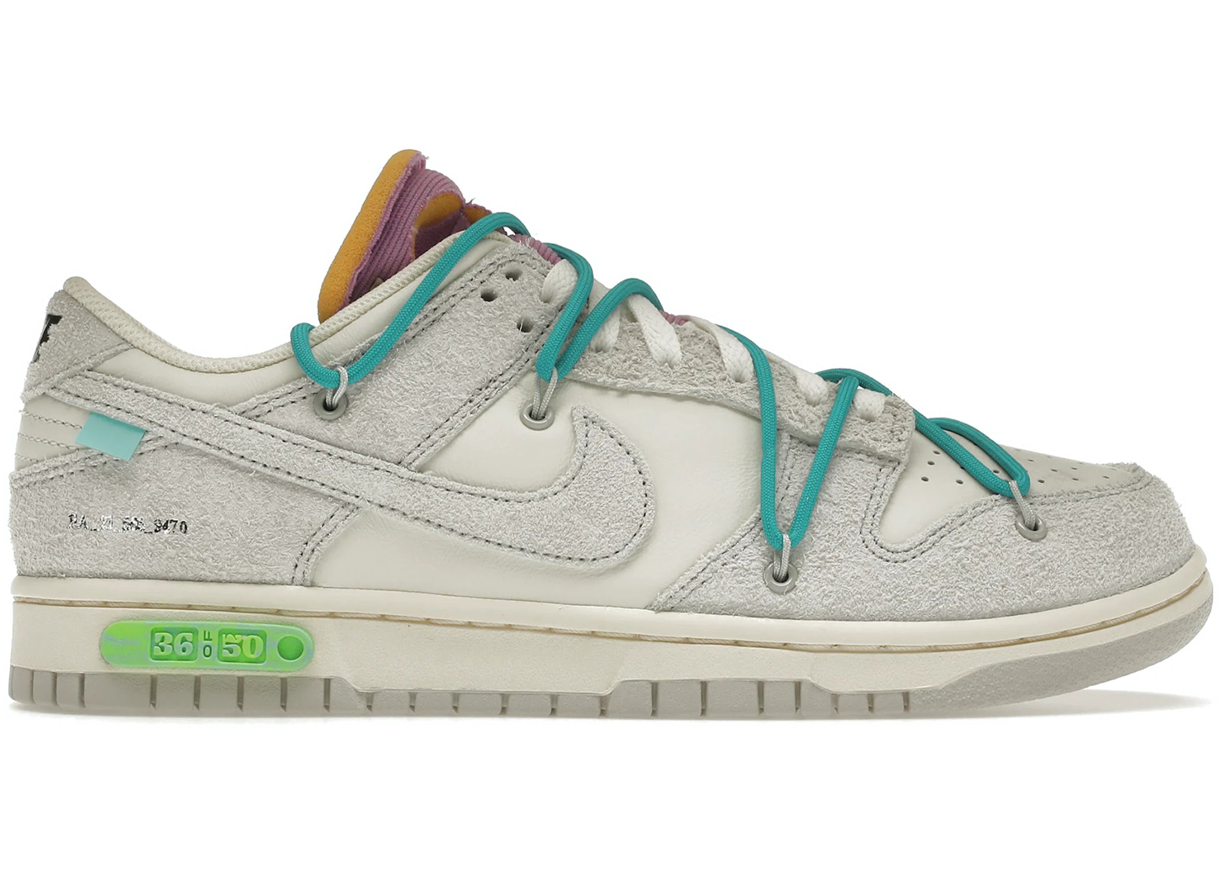 Nike Dunk Low X Off-White Lot 36