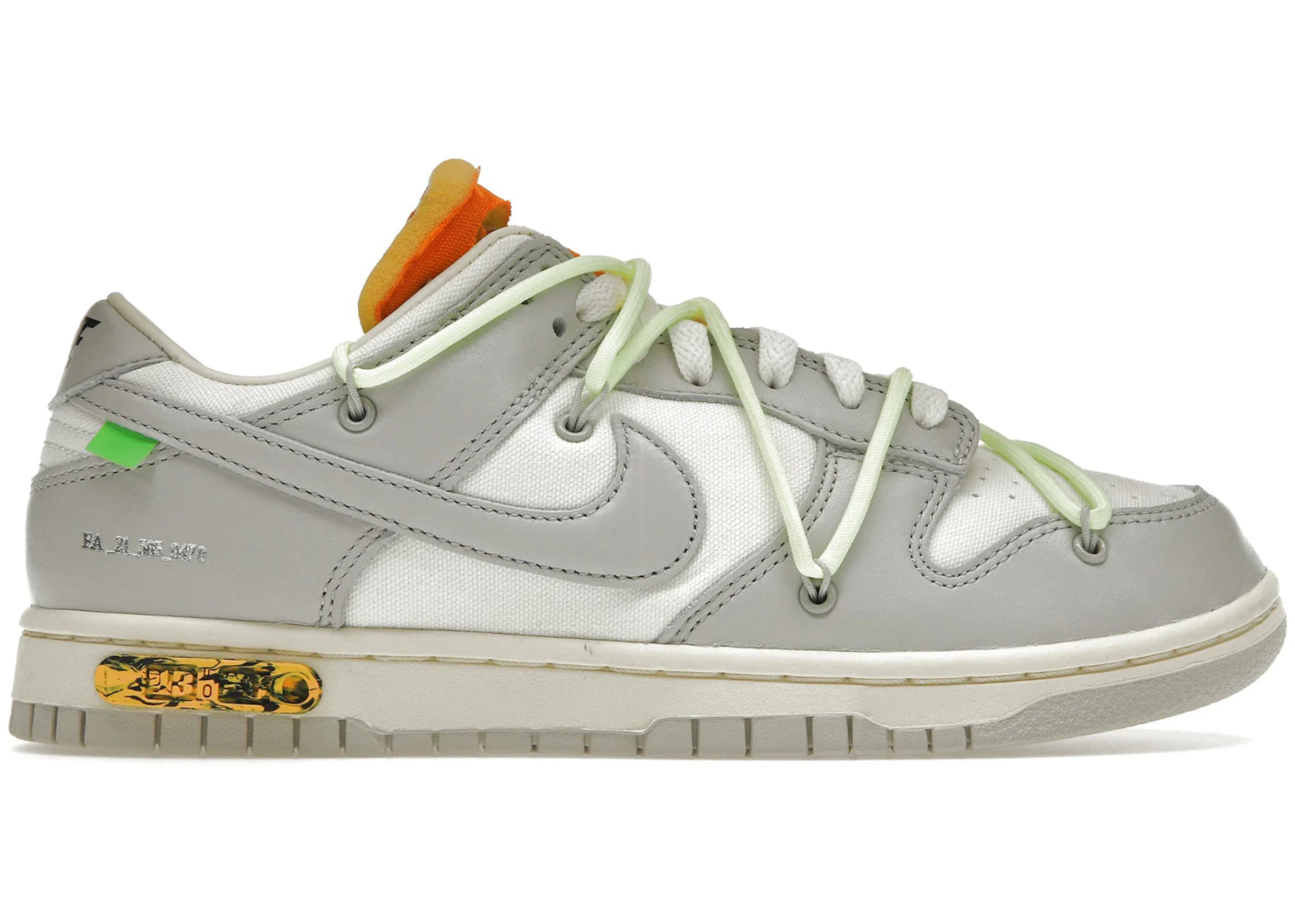 Nike Dunk Low X Off-White Lot 43