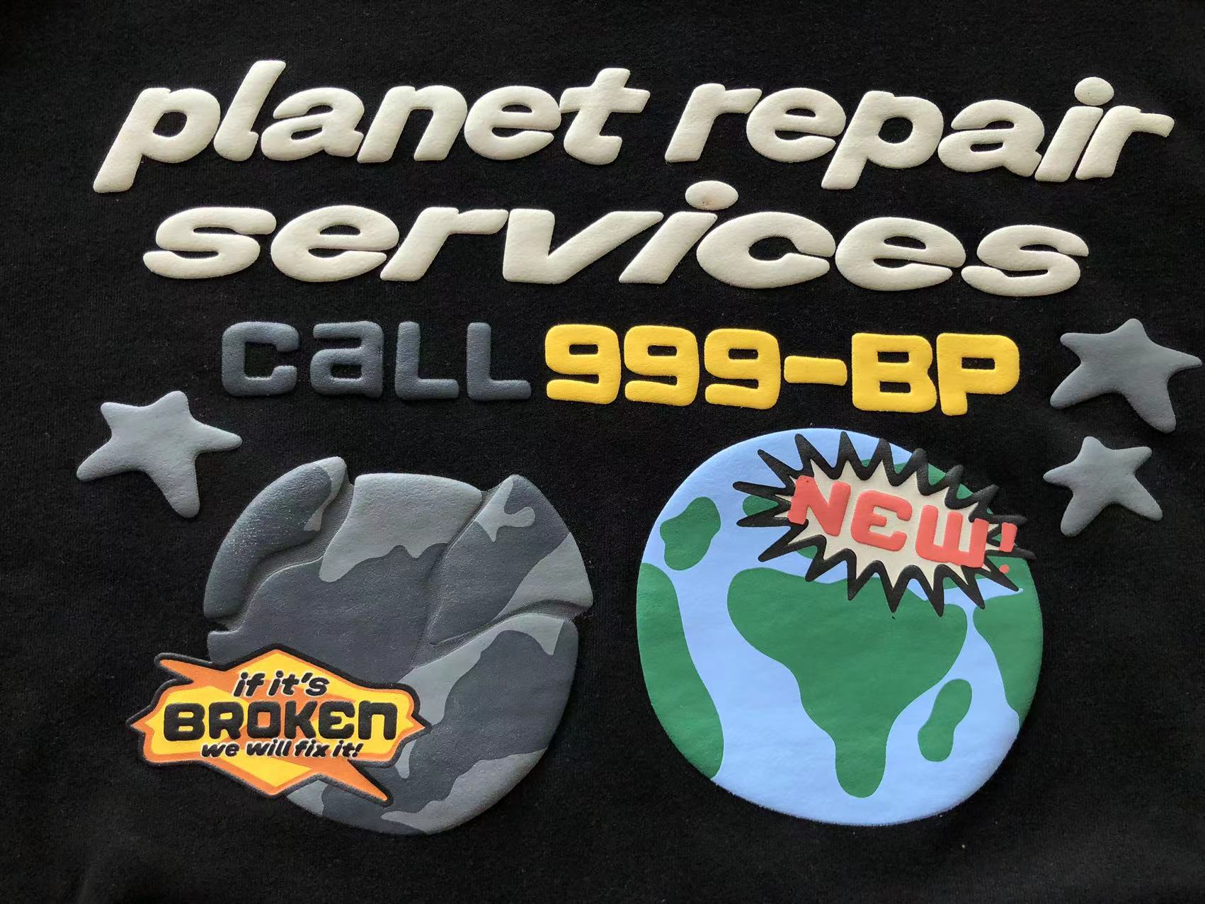 Broken Planet Hoodie "planet repair services"