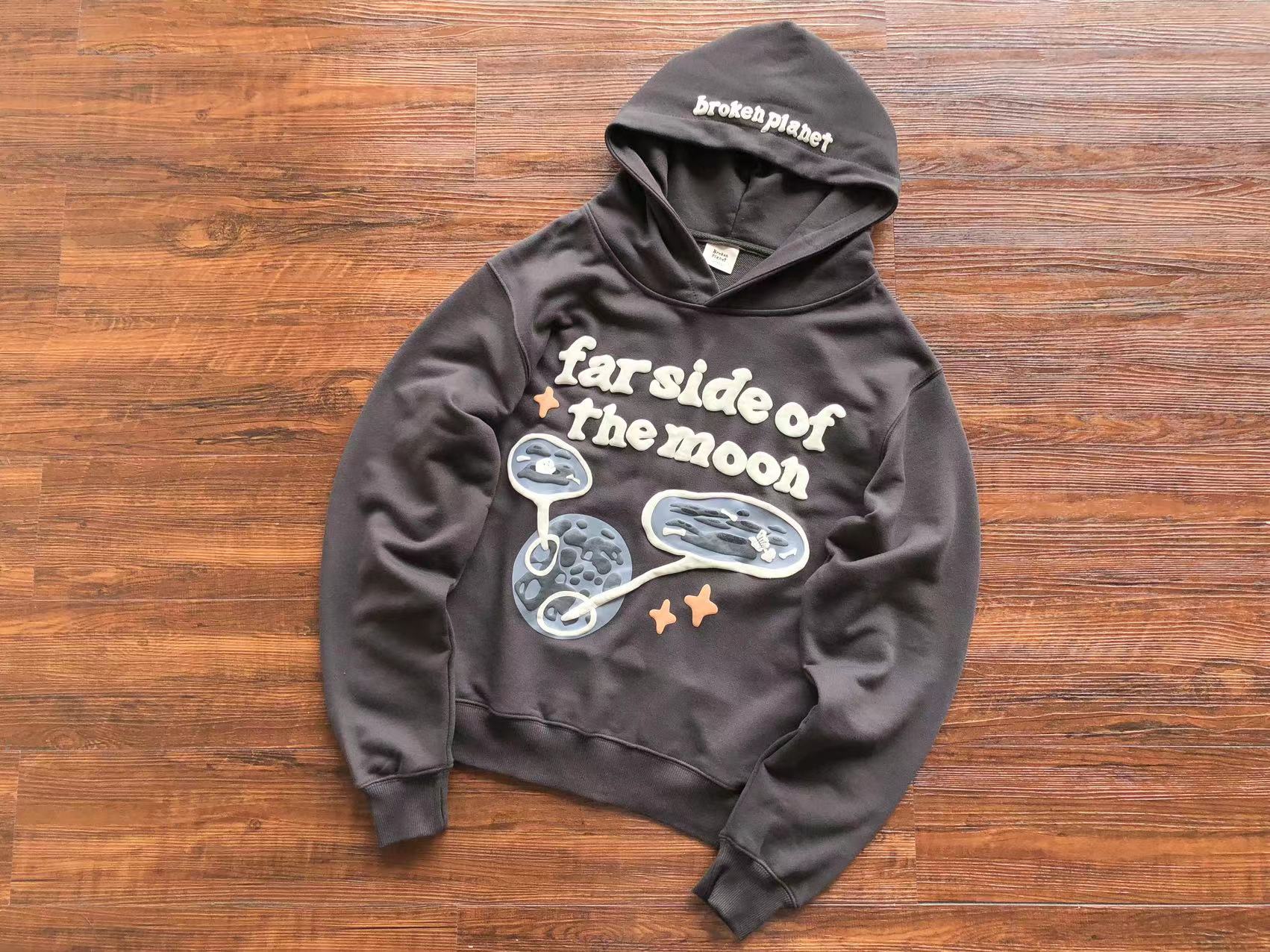 Broken Planet Hoodie "far side of the moon"